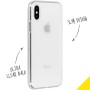 iPhone hoes Clear Backcover iPhone Xs / X - Transparant