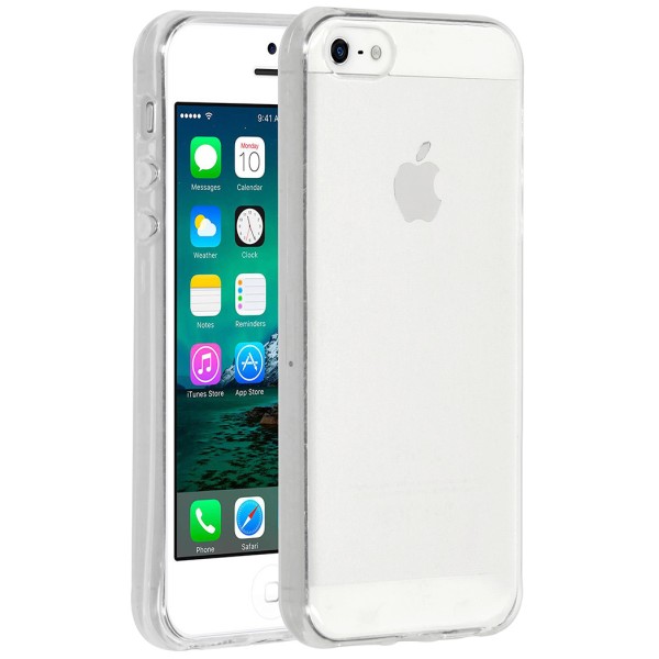 iPhone hoes Clear Backcover iPhone 5 / 5s / SE - Transparant