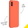 iPhone hoes Liquid Silicone Backcover iPhone Xs / X - Nectarine