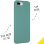 iPhone hoes Liquid Silicone Backcover iPhone 8 Plus / 7 Plus - Groen