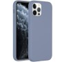 iPhone hoes Liquid Silicone Backcover iPhone 12 (Pro) - Lavender Gray