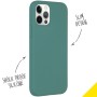 iPhone hoes Liquid Silicone Backcover iPhone 12 (Pro) - Donkergroen