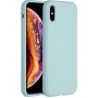 iPhone hoes Liquid Silicone Backcover iPhone Xs / X - Sky Blue