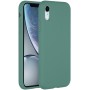 iPhone hoes Liquid Silicone Backcover iPhone Xr - Donkergroen