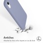 Accezz Liquid Silicone Backcover iPhone Xr - Lavender Gray