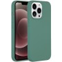 iPhone hoes Liquid Silicone Backcover iPhone 13 Pro Max - Donkergroen