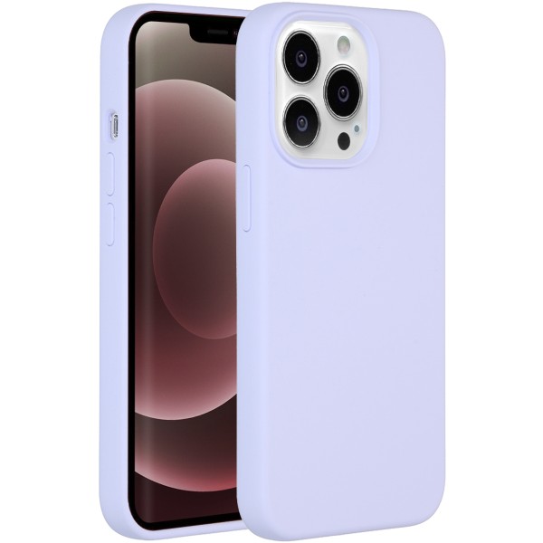iPhone hoes Liquid Silicone Backcover iPhone 13 Pro Max - Paars
