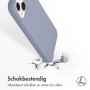 iPhone hoes Liquid Silicone Backcover iPhone 13 - Lavender Gray
