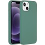 iPhone hoes Liquid Silicone Backcover iPhone 13 - Donkergroen