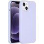 iPhone hoes Liquid Silicone Backcover iPhone 13 - Paars