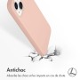 iPhone hoes Liquid Silicone Backcover iPhone 13 - Roze