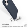 iPhone hoes Liquid Silicone Backcover iPhone 13 - Donkerblauw