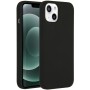 iPhone hoes Liquid Silicone Backcover iPhone 13 Mini - Zwart