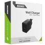 Accezz Wall Charger - Oplader - USB-C en USB aansluiting - Power Delivery - 20 Watt - Zwart