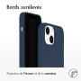 Accezz Liquid Silicone Backcover iPhone 14 - Donkerblauw
