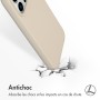 Accezz Liquid Silicone Backcover iPhone 14 Pro Max - Stone