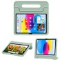 Accezz Kidsproof Backcover met handvat iPad 10.9 (2022) - Olijfgroen