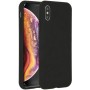 iPhone hoes Liquid Silicone Backcover iPhone Xs / X - Zwart