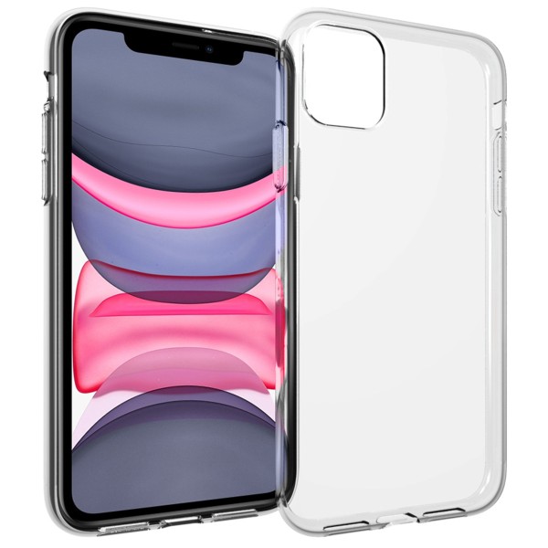 iPhone hoes Clear Backcover iPhone 11 - Transparant