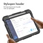 Accezz Rugged Backcover met schouderstrap iPad Air (2022 / 2020) - Zwart