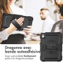 Accezz Rugged Backcover met schouderstrap iPad 10.9 (2022) - Zwart
