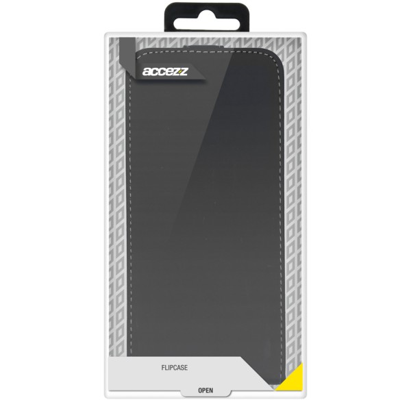 Accezz Flipcase iPhone 15 Pro - Zwart