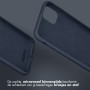 iPhone hoes Liquid Silicone Backcover iPhone 13 Pro Max - Donkerblauw