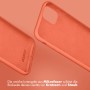 Accezz Liquid Silicone Backcover iPhone 15 Pro Max - Nectarine
