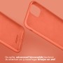 iPhone hoes Liquid Silicone Backcover iPhone 11 - Nectarine