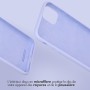 iPhone hoes Liquid Silicone Backcover iPhone 13 Pro - Paars