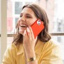 iPhone hoes Liquid Silicone Backcover iPhone 13 - Rood