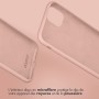 Accezz Liquid Silicone Backcover iPhone 15 Pro - Roze