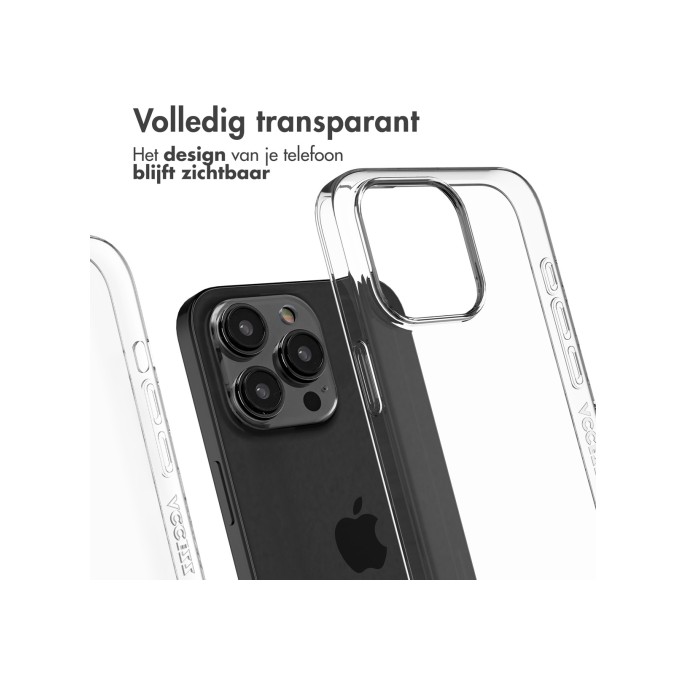 Accezz 100% recycled clear backcover iphone 15 pro max - transparant Accezz 100% recycled clear backcover iphone 15 pro max - transparant