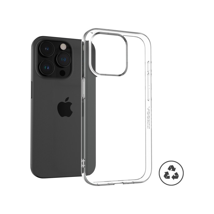 Accezz 100% recycled clear backcover iphone 15 pro - transparant Accezz 100% recycled clear backcover iphone 15 pro - transparant