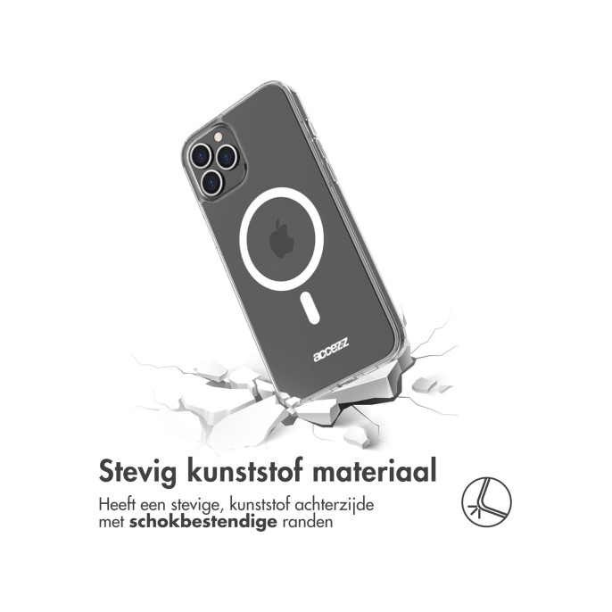 Accezz clear backcover met magsafe iphone 13 pro - transparant Accezz clear backcover met magsafe iphone 13 pro - transparant