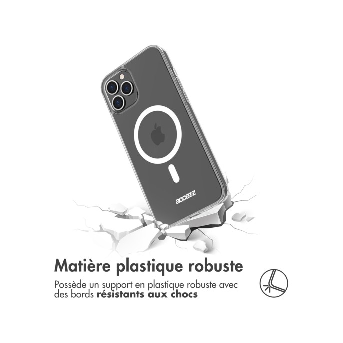 Accezz clear backcover met magsafe iphone 13 pro - transparant Accezz clear backcover met magsafe iphone 13 pro - transparant