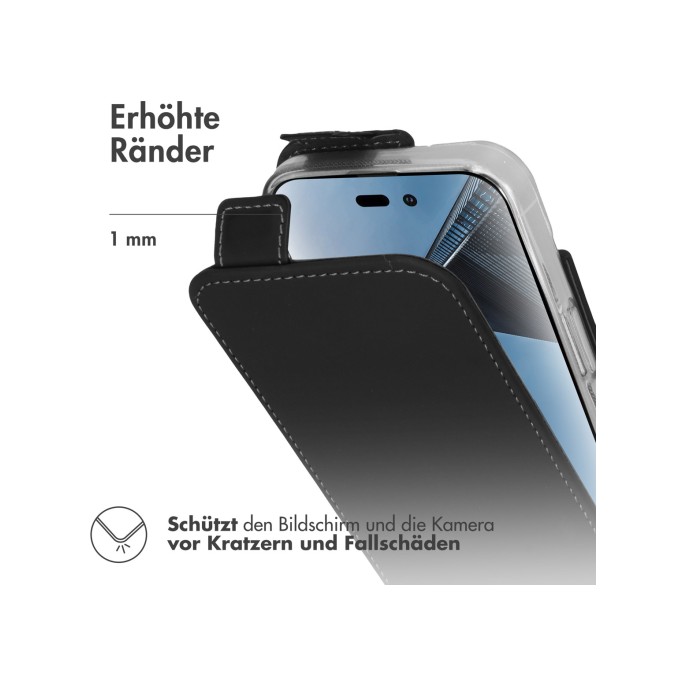 Accezz flipcase iphone 14 pro - zwart Accezz flipcase iphone 14 pro - zwart
