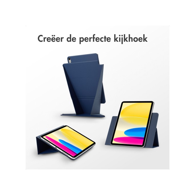 Accezz high stand tablet case apple ipad 11 (2025) 11 inch / ipad 10 (2022) 10.9 inch - donkerblauw Accezz high stand tablet case apple ipad 11 (2025) 11 inch / ipad 10 (2022) 10.9 inch - donkerblauw