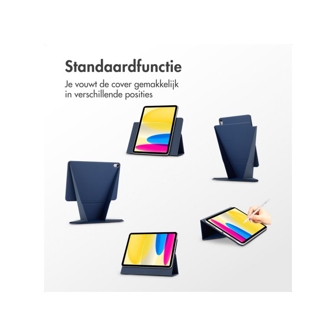 Accezz high stand tablet case apple ipad 11 (2025) 11 inch / ipad 10 (2022) 10.9 inch - donkerblauw Accezz high stand tablet case apple ipad 11 (2025) 11 inch / ipad 10 (2022) 10.9 inch - donkerblauw