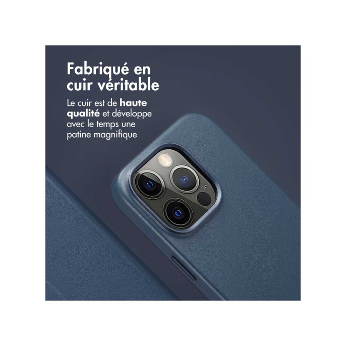 Accezz leather bookcase 2-in-1 met magsafe apple iphone 14 pro - nightfall blue Accezz leather bookcase 2-in-1 met magsafe apple iphone 14 pro - nightfall blue
