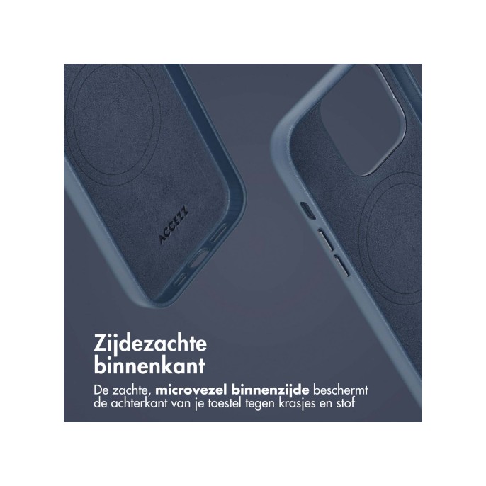 Accezz leather bookcase 2-in-1 met magsafe apple iphone 14 pro - nightfall blue Accezz leather bookcase 2-in-1 met magsafe apple iphone 14 pro - nightfall blue