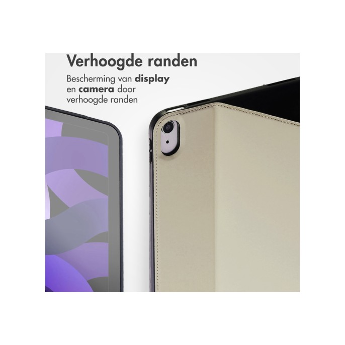 Accezz tablet hoes geschikt voor ipad 11 (2025) 11 inch / ipad 10 (2022) 10.9 inch 10e generatie & screenprotector gehard glas - classic tablet case - greige Accezz tablet hoes geschikt voor ipad 11 (2025) 11 inch / ipad 10 (2022) 10.9 inch 10e generatie & screenprotector gehard glas - classic tablet case - greige