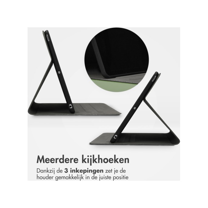Accezz classic tablet case apple ipad 11 (2025) 11 inch / ipad 10 (2022) 10.9 inch - groen Accezz classic tablet case apple ipad 11 (2025) 11 inch / ipad 10 (2022) 10.9 inch - groen