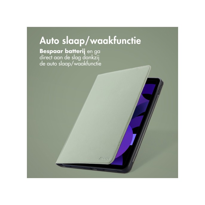 Accezz classic tablet case apple ipad 11 (2025) 11 inch / ipad 10 (2022) 10.9 inch - groen Accezz classic tablet case apple ipad 11 (2025) 11 inch / ipad 10 (2022) 10.9 inch - groen