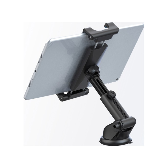 Accezz tablet houder auto - dashboard of voorruit - verstelbaar - universeel - zwart Accezz tablet houder auto - dashboard of voorruit - verstelbaar - universeel - zwart