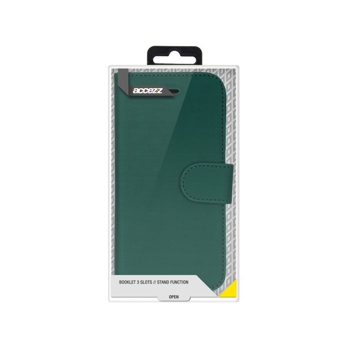 Accezz wallet softcase bookcase iphone 13 pro - groen Accezz wallet softcase bookcase iphone 13 pro - groen