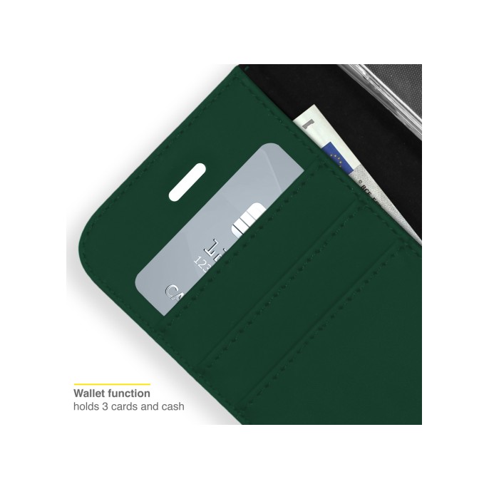 Accezz wallet softcase bookcase iphone 13 pro - groen Accezz wallet softcase bookcase iphone 13 pro - groen