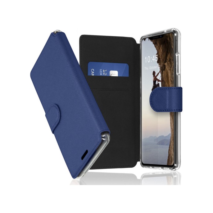 Accezz xtreme wallet bookcase iphone 13 pro - donkerblauw Accezz xtreme wallet bookcase iphone 13 pro - donkerblauw