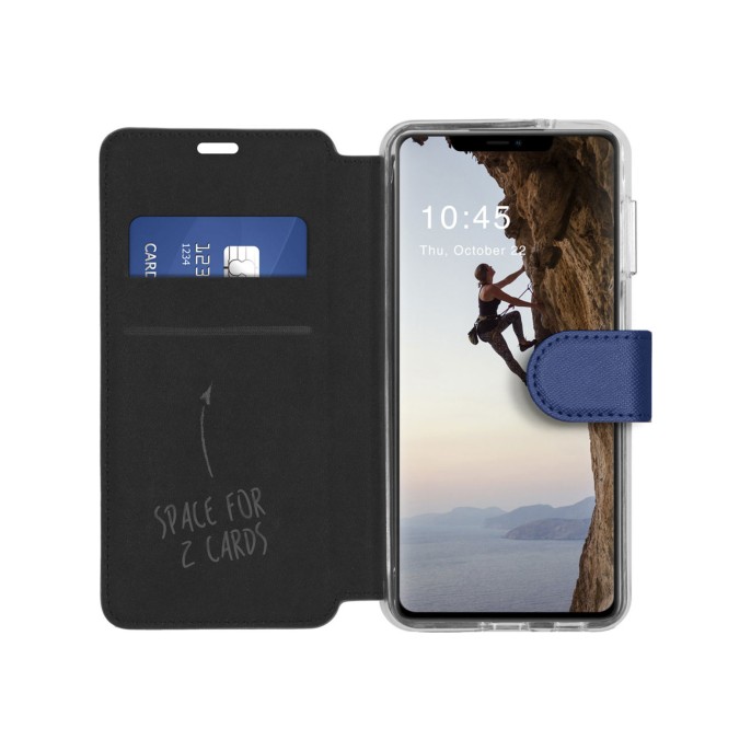 Accezz xtreme wallet bookcase iphone 13 pro - donkerblauw Accezz xtreme wallet bookcase iphone 13 pro - donkerblauw