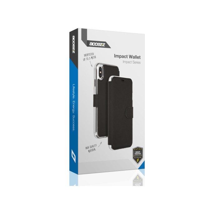 Accezz xtreme wallet bookcase iphone 13 pro - donkerblauw Accezz xtreme wallet bookcase iphone 13 pro - donkerblauw
